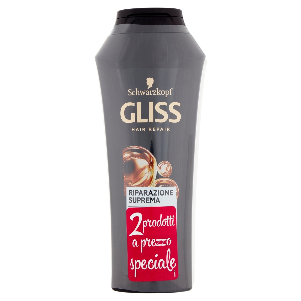 Gliss Hair Repair Riparazione Suprema Shampoo Riparatore 2 x 250 ml